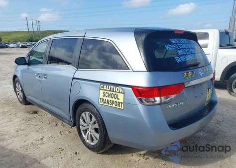 2014 Honda Odyssey Ex z USA, uszkodzony, nr VIN 5FNRL5H42EB098718